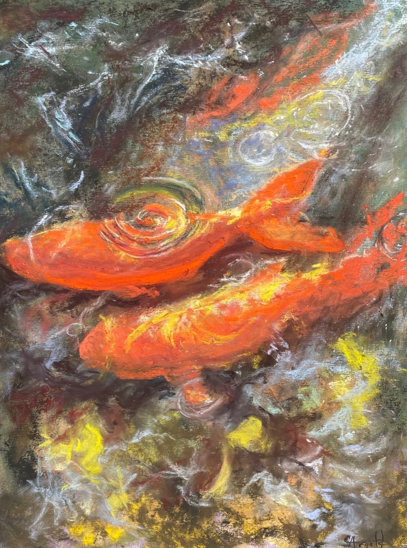Being Koi by artist Carol Arnold